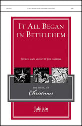 It All Began in Bethlehem SAB choral sheet music cover